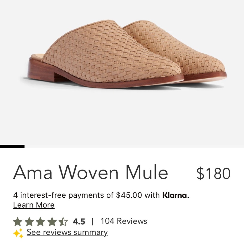 Nisolo Ama Woven Mule